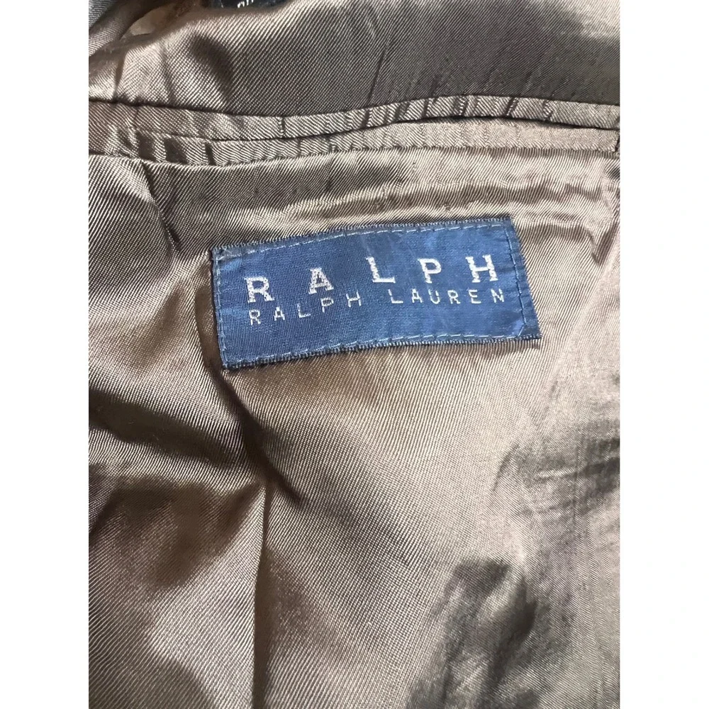 Vintage Ralph Lauren Mens Glen Plaid Wool Suit Made in Canada